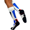 Zayaan Health Sports Pro Compression Socks, White, PR BLZH-CSSP-V-1W